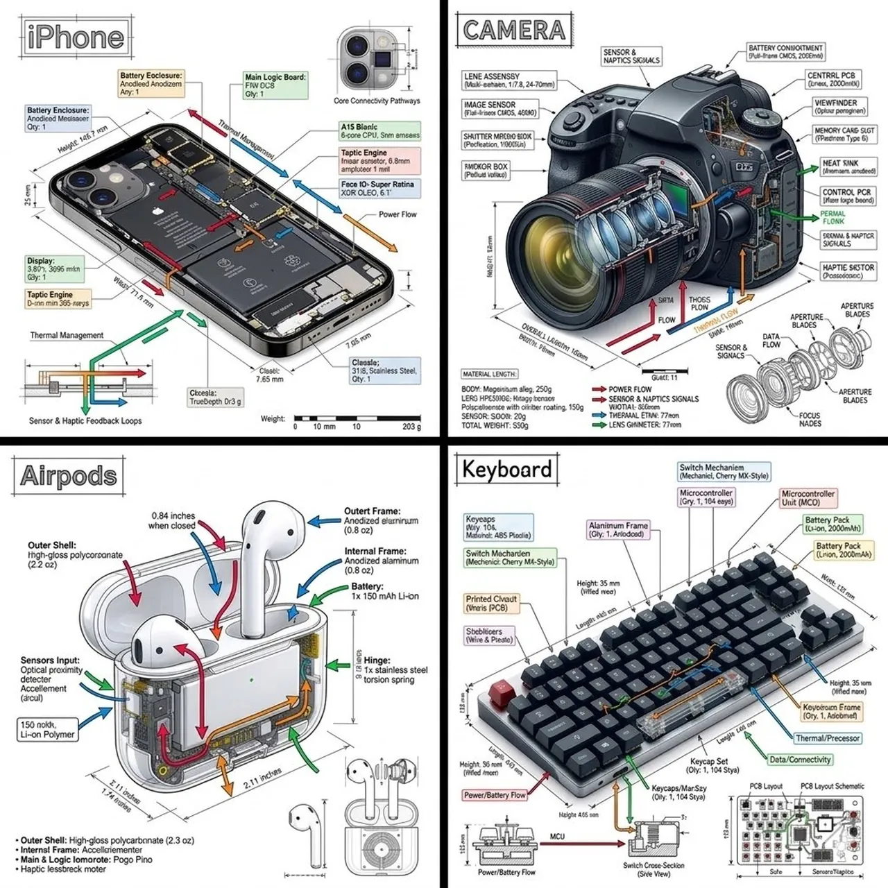 Engineering Product Infographic Design