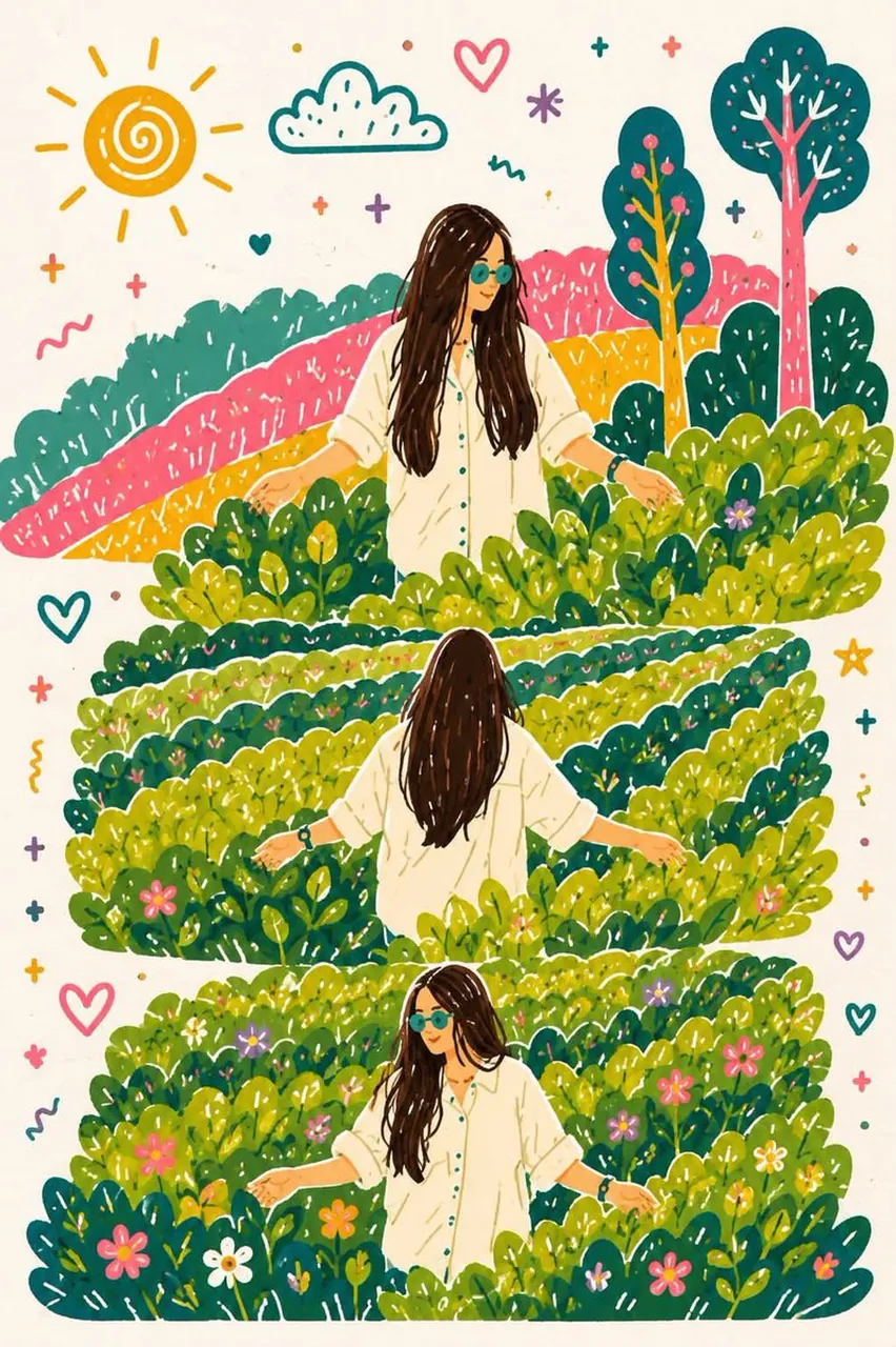 Whimsical Storybook Travel Collage