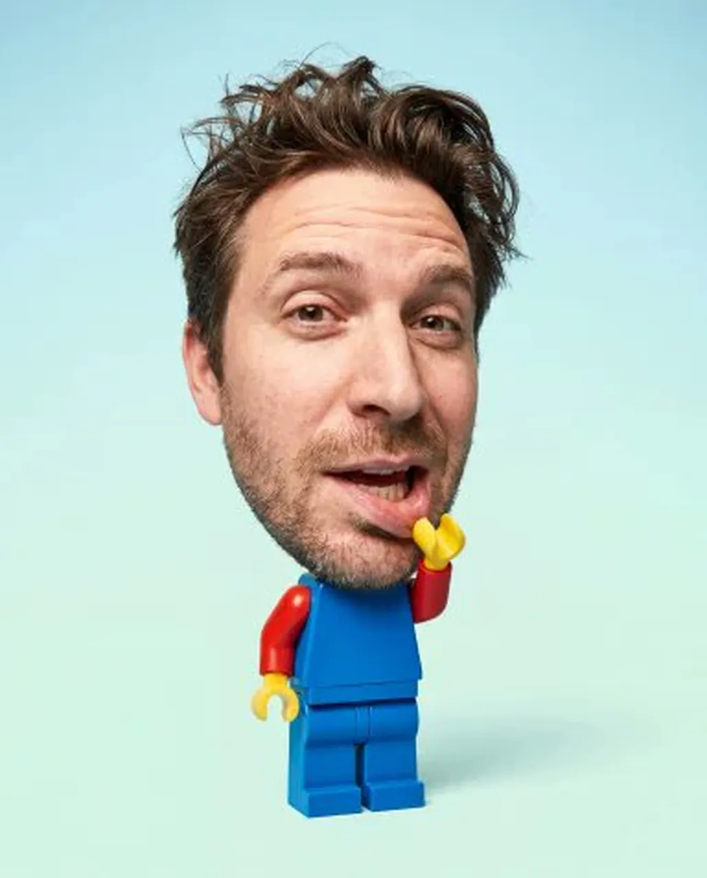 Surreal LEGO Minifigure Portrait