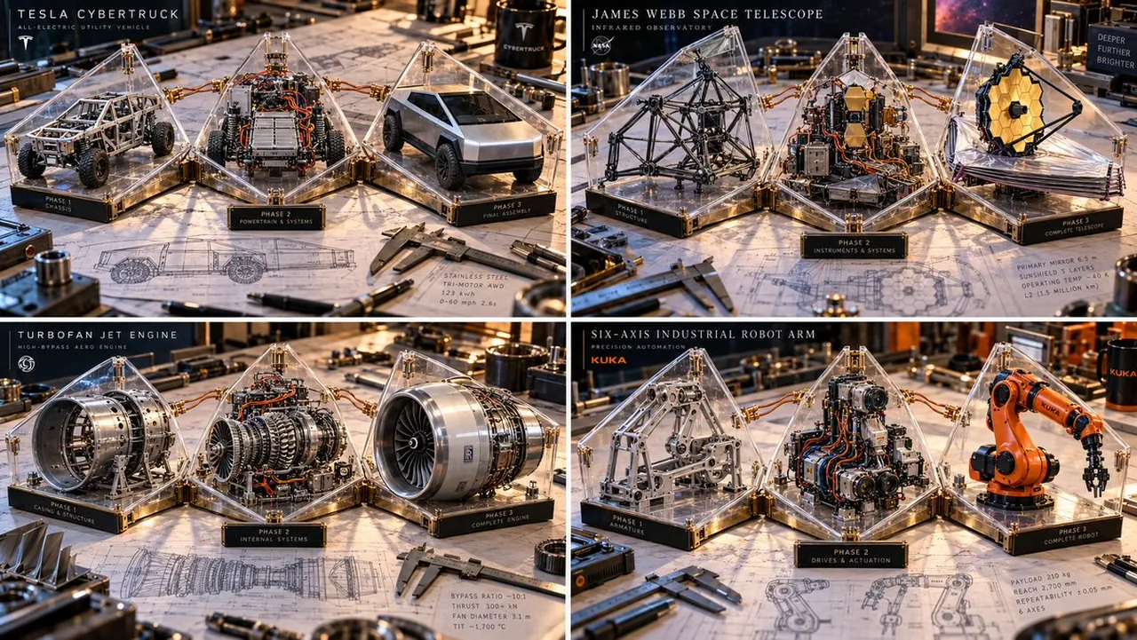 Kinetic Blueprint Machine Deconstruction