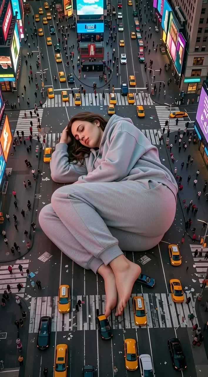 Une prise de vue par drone en perspective extrême capturant le visage téléchargé comme