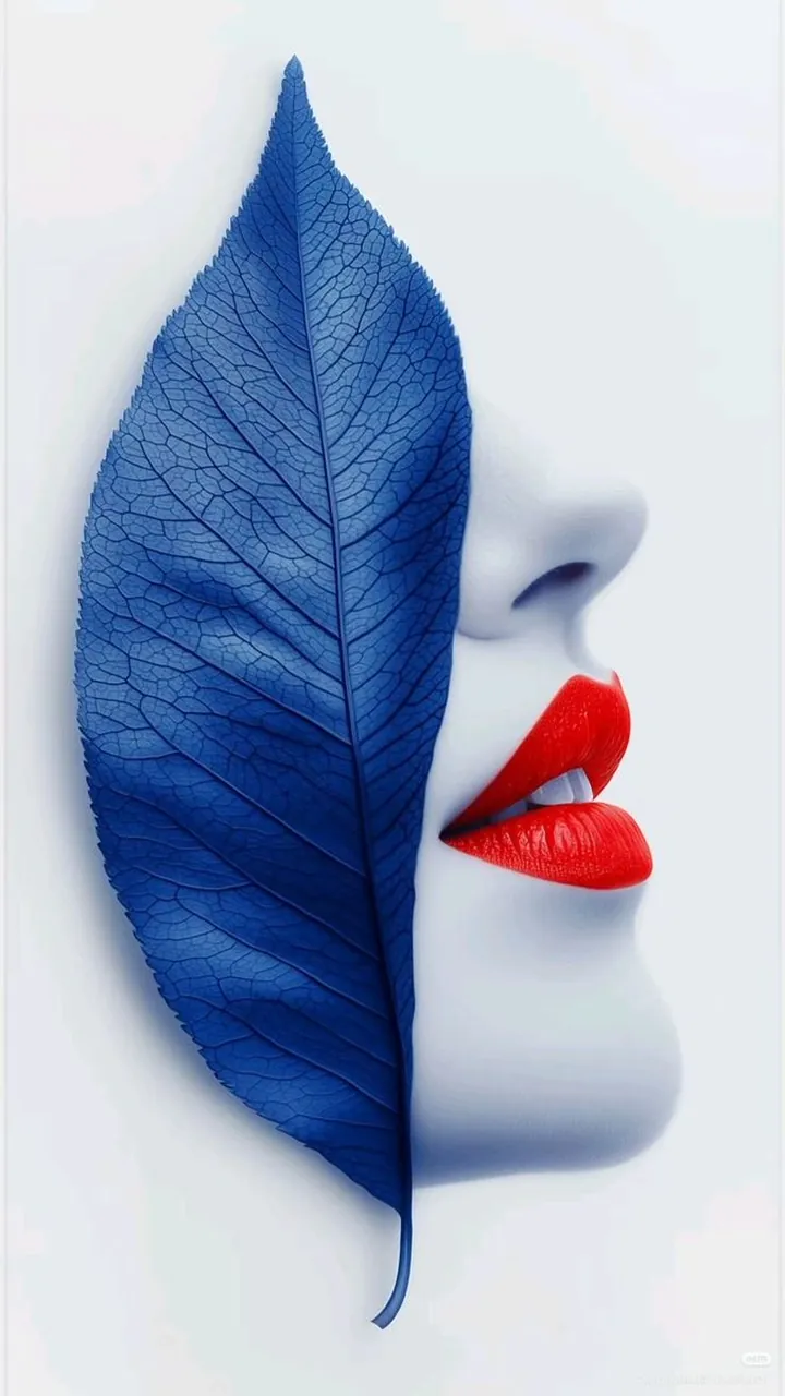 Nature didn't hide her. It became her.