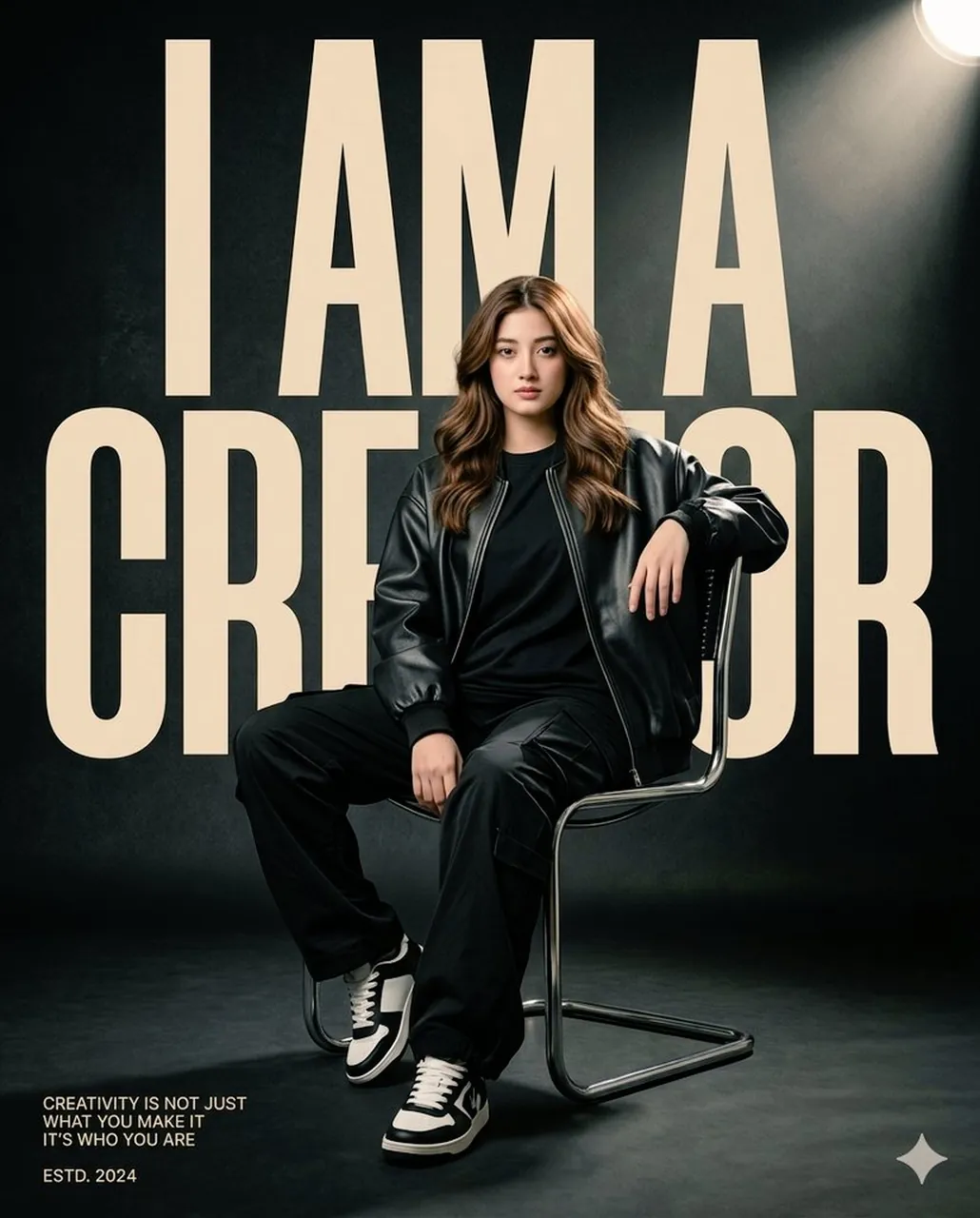 Luxury Streetwear Fashion Editorial Poster