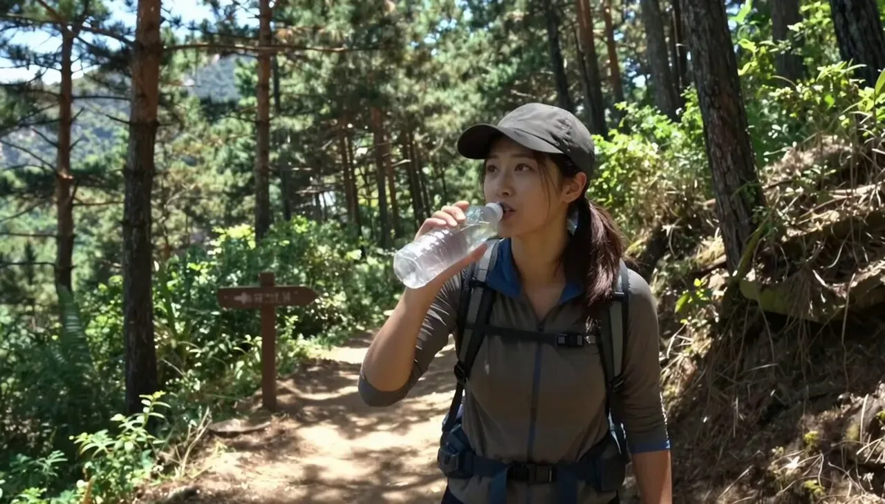 한국인 등산객 다큐멘터리 장면