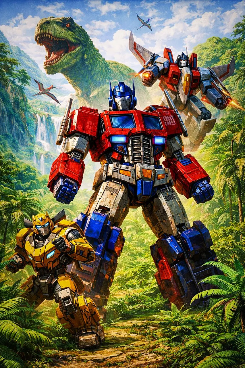 Affiche de jeu vidéo Optimus Prime