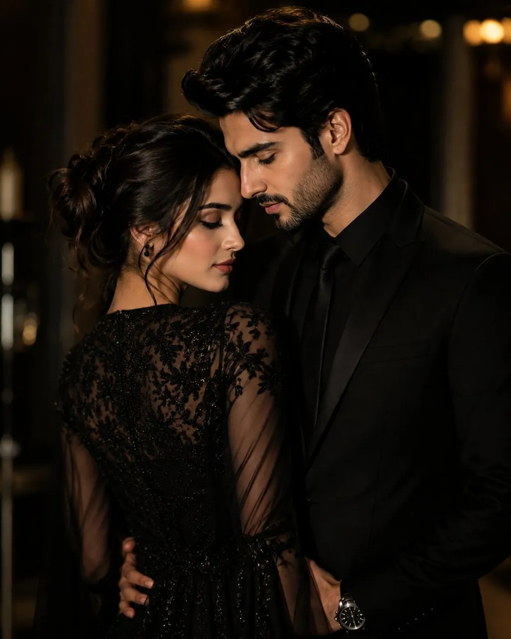 Pure elegance, bound by love.