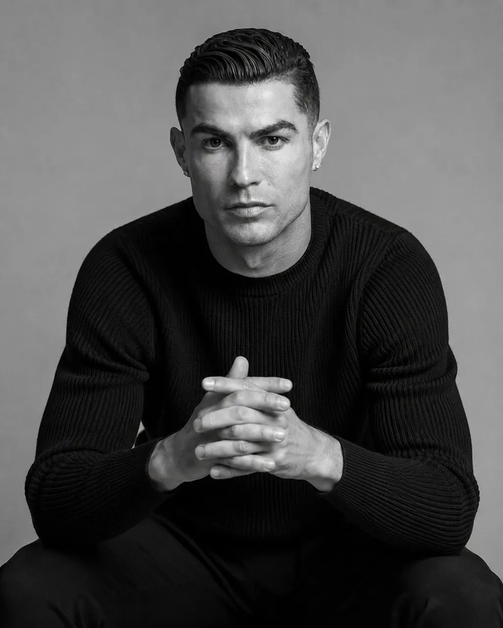 Luxury Editorial B&W Portrait Transformation