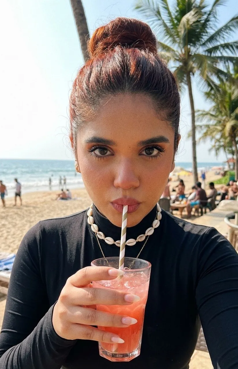 Sunny Days and Pink Tropical Sips