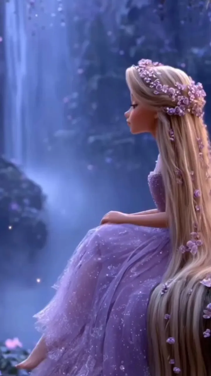 Enchanted Lavender Forest Fairy