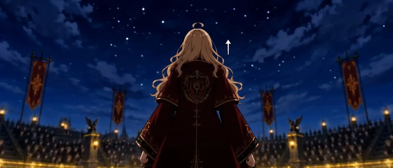 Anime Noble Facing Night Arena