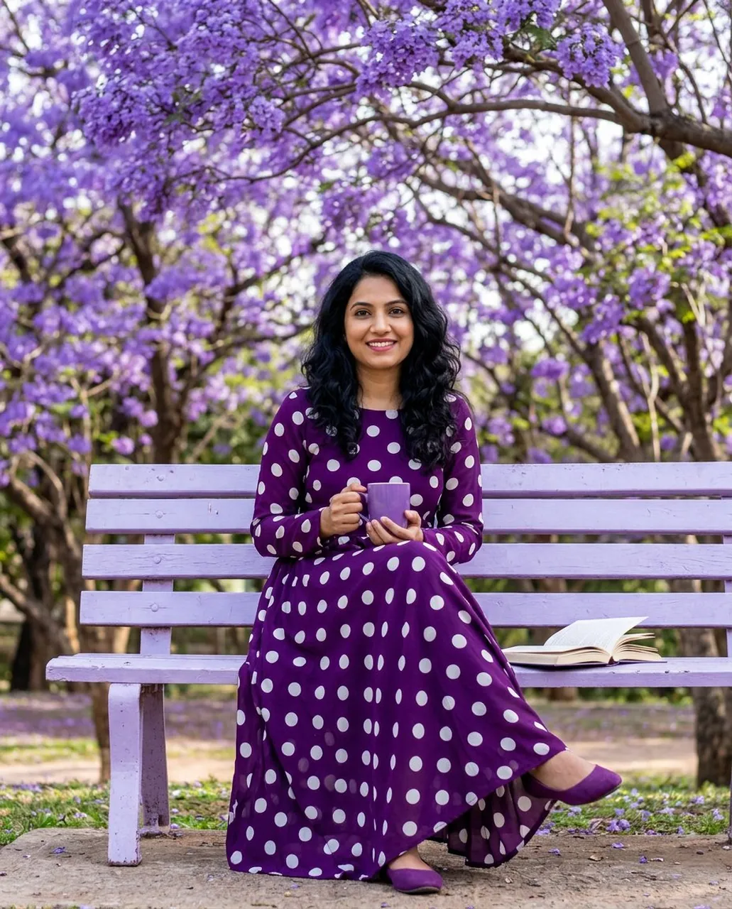 Jacaranda Garden Portrait