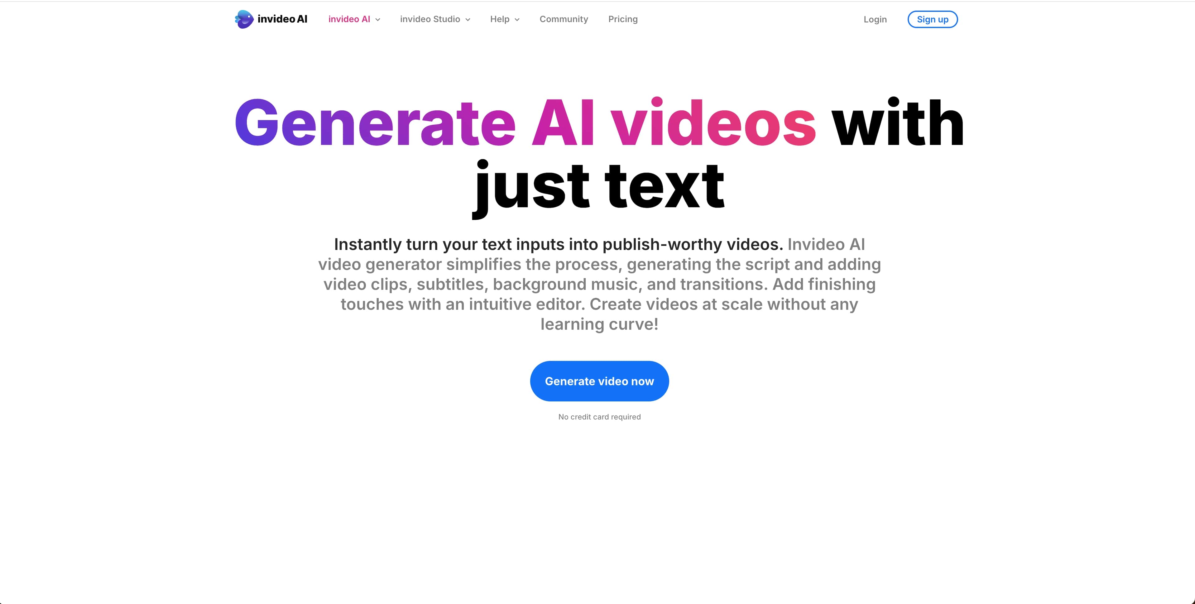 InVideo AI Video Generator