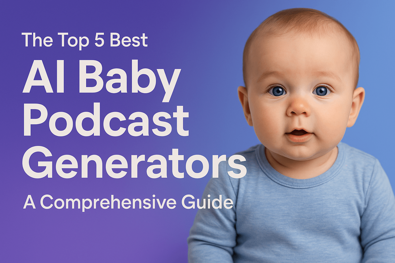 Cover Image for Top 5 AI Baby Podcast Generators (2025) – Make Talking Baby Videos