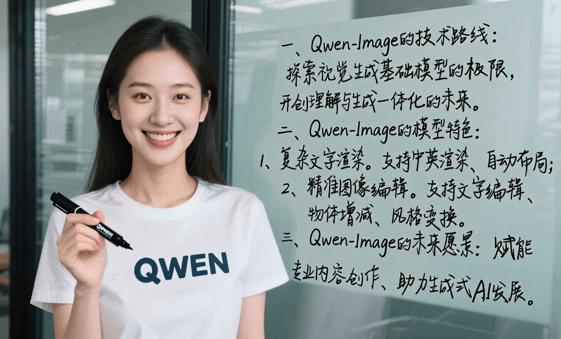 Bilingual text rendering with Qwen Image