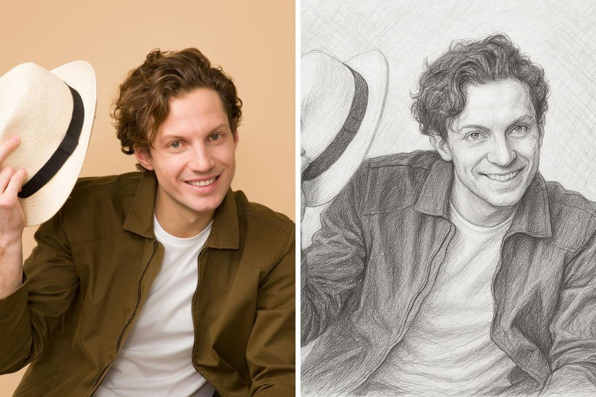 AI Photo to Sketch