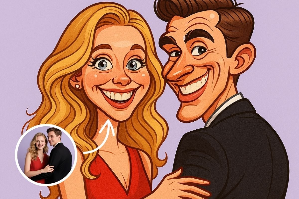 AI generated caricature from a photo