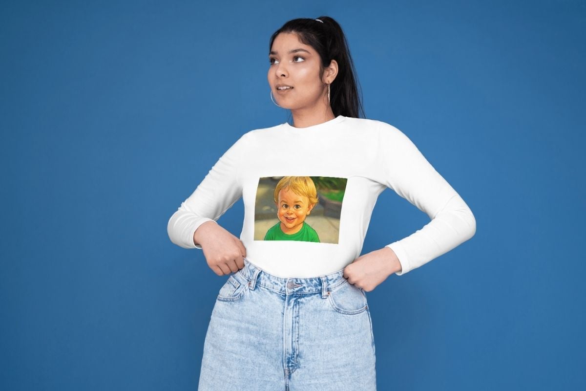 Personalized gift created with the caricature maker