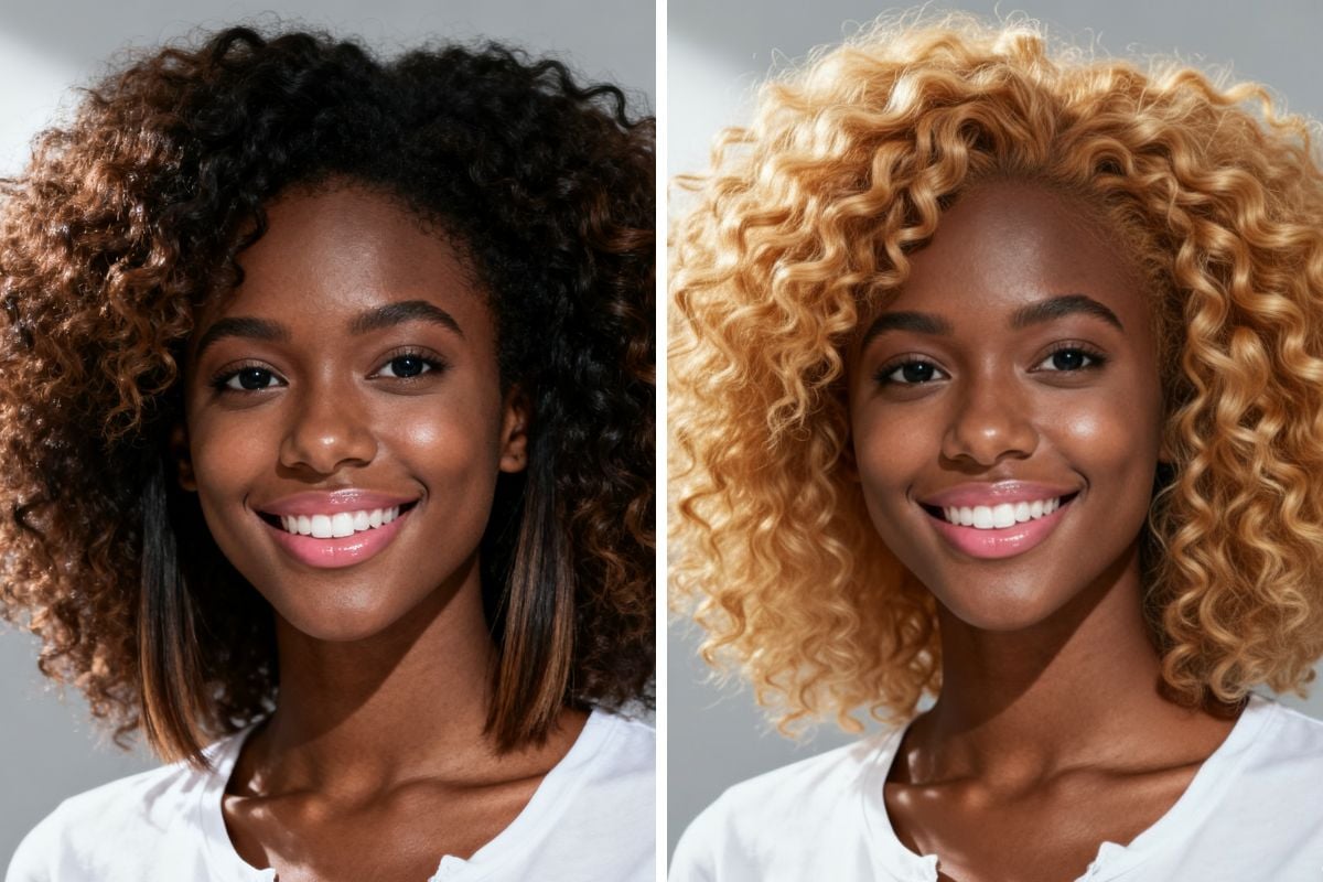 Instant Blonde Hair Effect