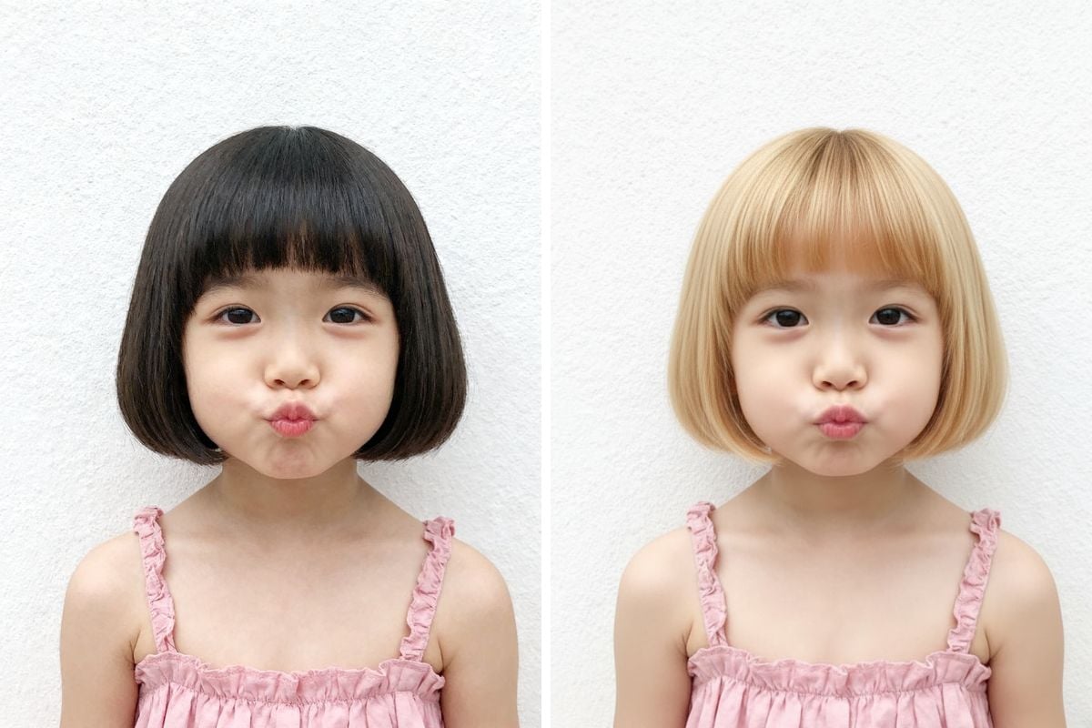 AI Blonde Hair Generator Showcase