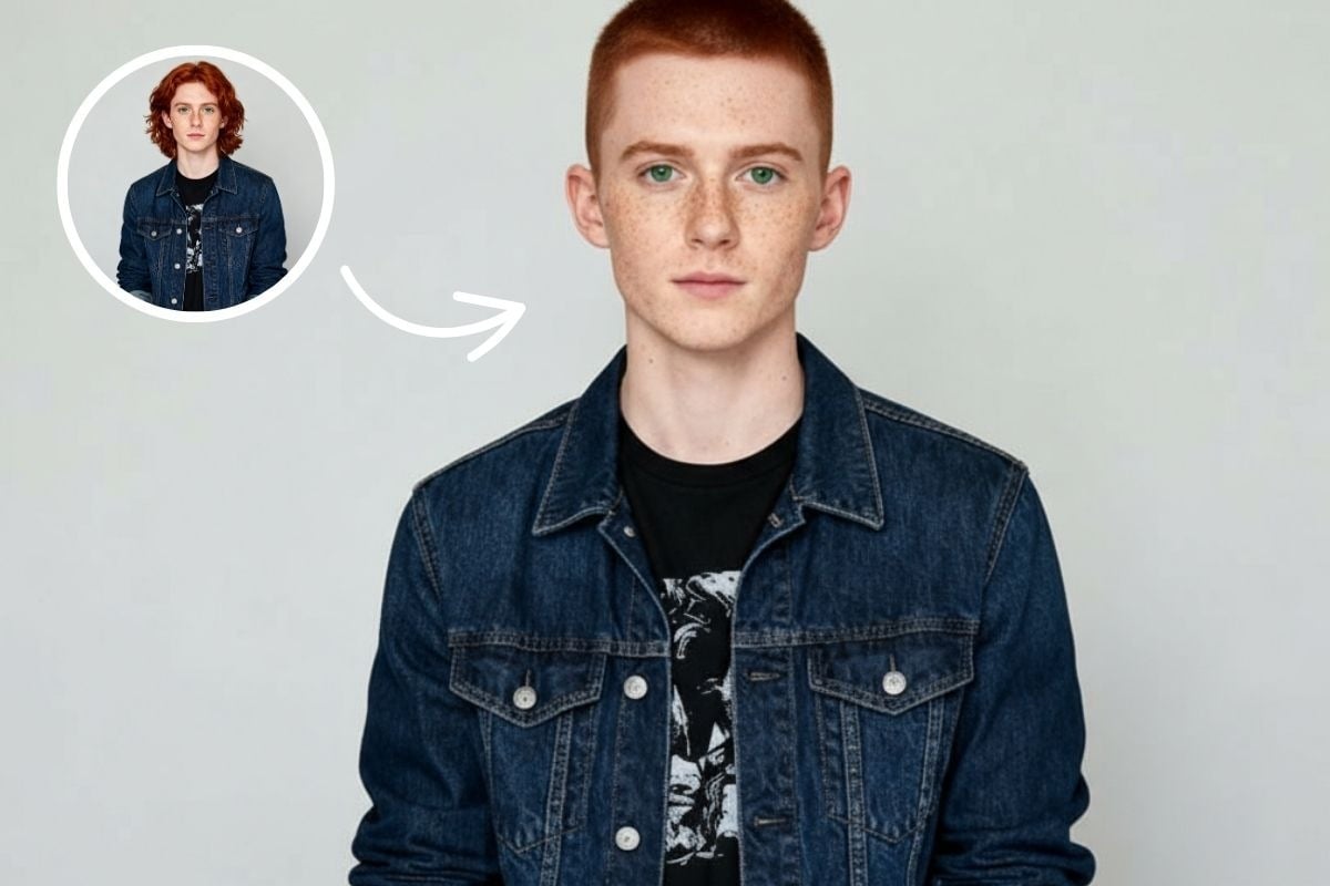 Testing a buzz cut style with no risk