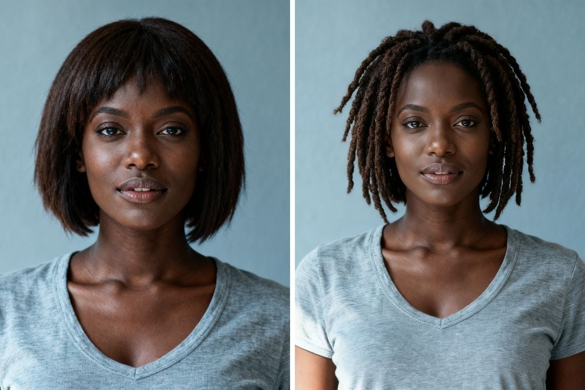 AI dreads used for a marketing image