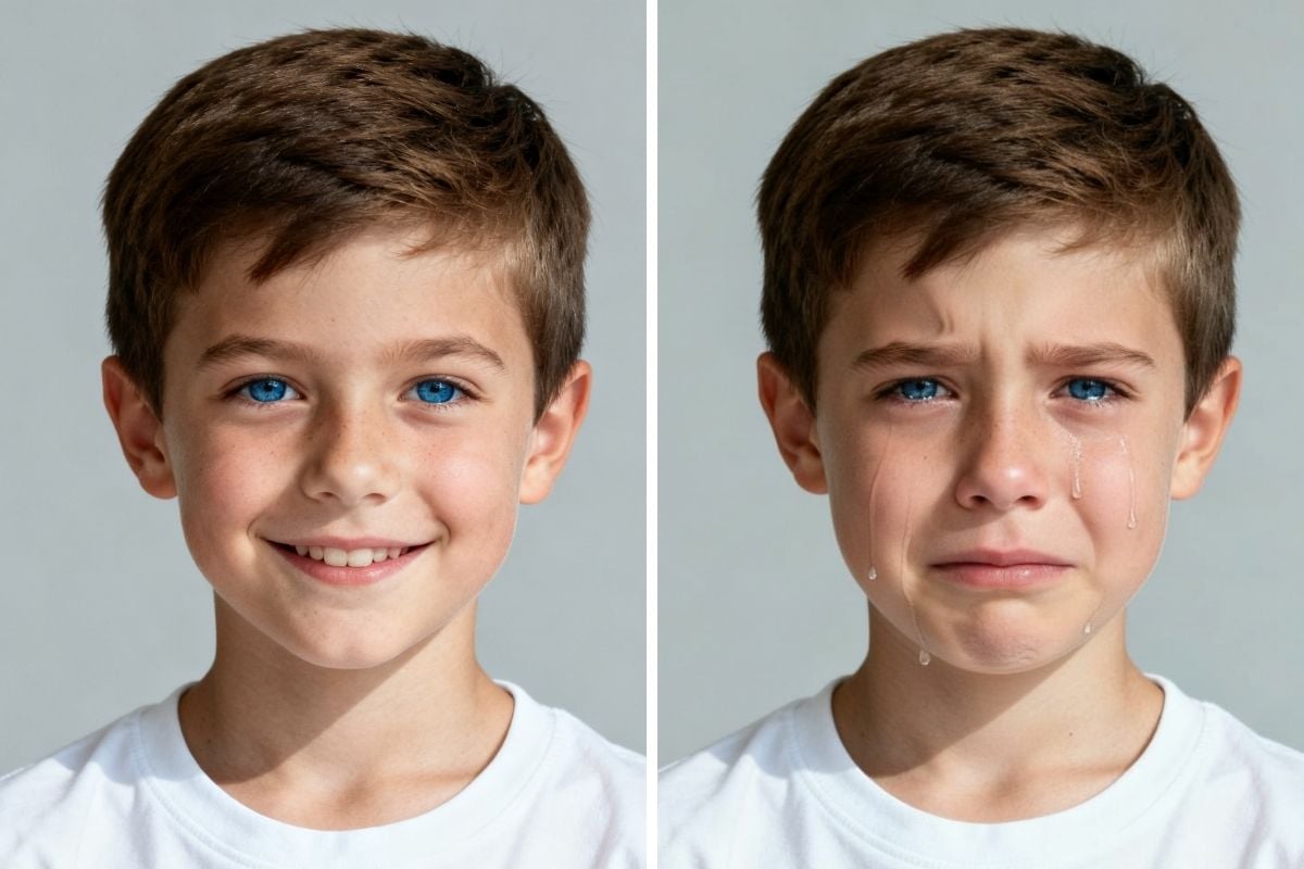 Aplicação do filtro de choro com IA