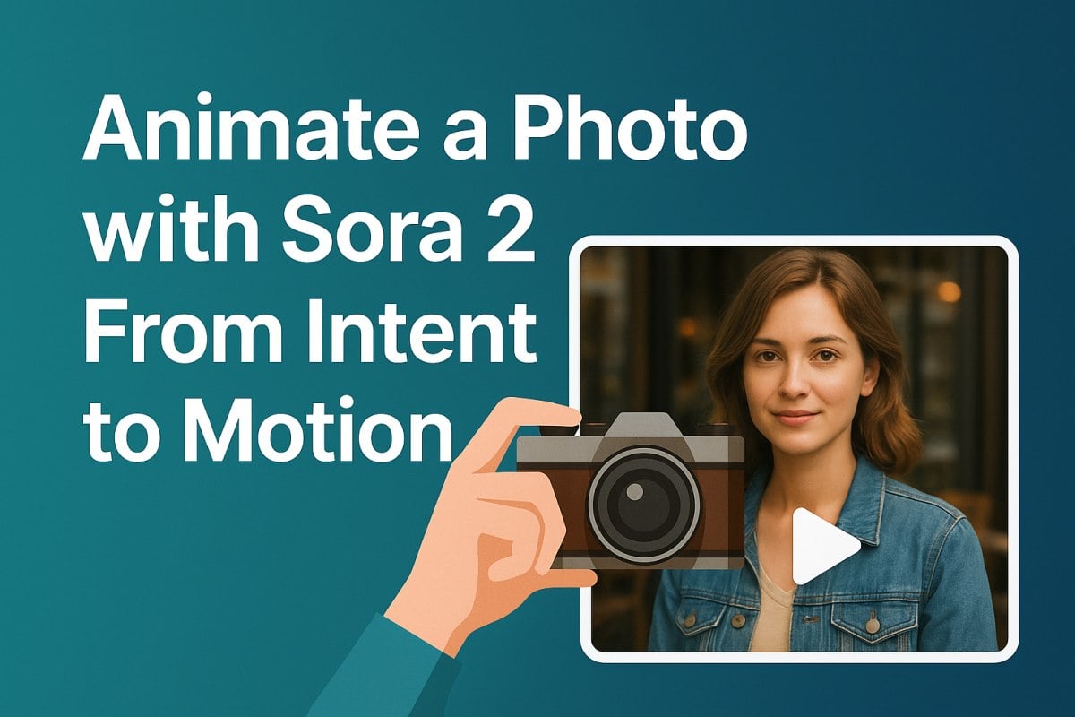 Cover Image for How to Animate a Photo with Sora 2? Ultimate Guide 2025