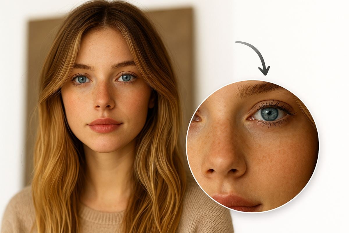 Un personaje humano realista generado por IA