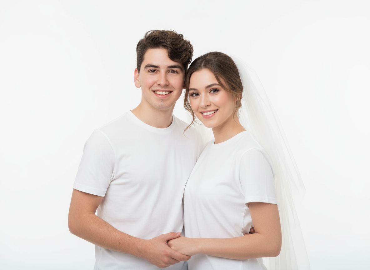 Poses personnalisées dans les photos de couple IA