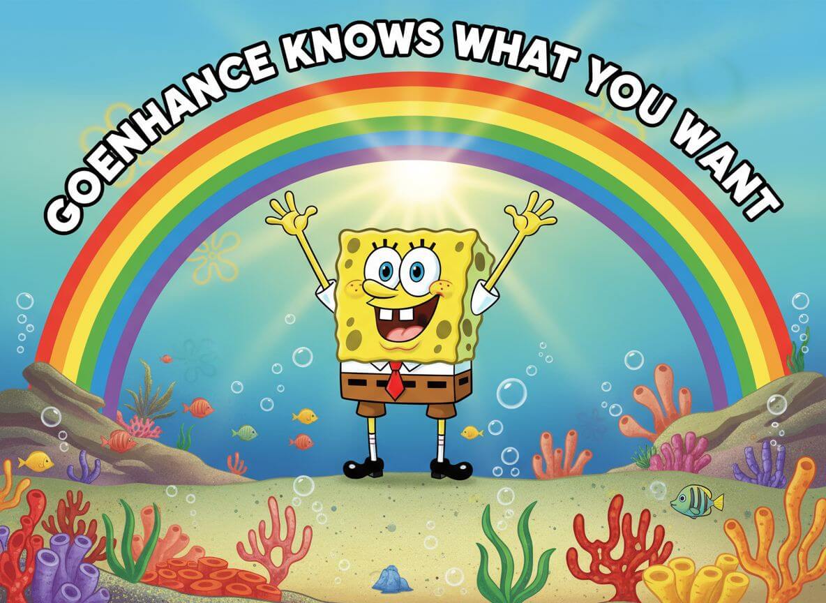 AI-generated SpongeBob meme from funny text prompt