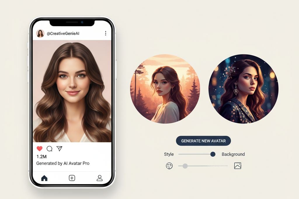 SNS向けAIセルフィー