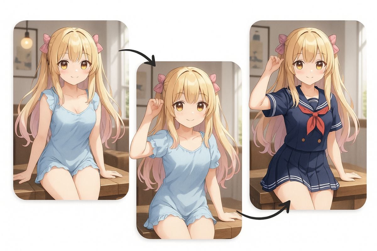 免費 AI Waifu 生成器展示