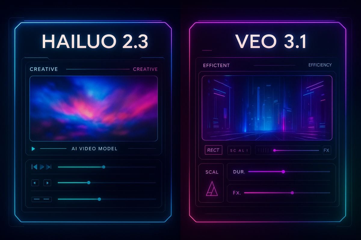 Cover Image for Hailuo 2.3 と Veo 3.1:2025 年のワークフローに最適なのはどちら?