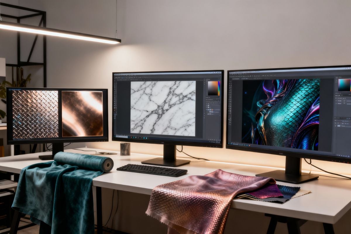 Crea texturas realistas para juegos, diseño y arquitectura con IA