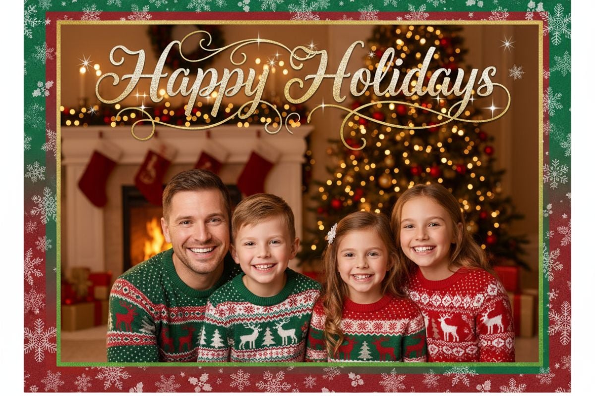 Realistic Christmas Card