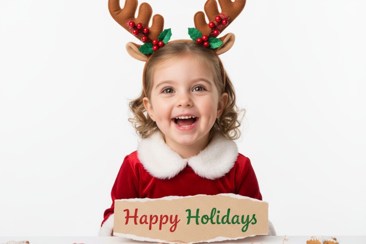 Personalized AI generated Christmas card