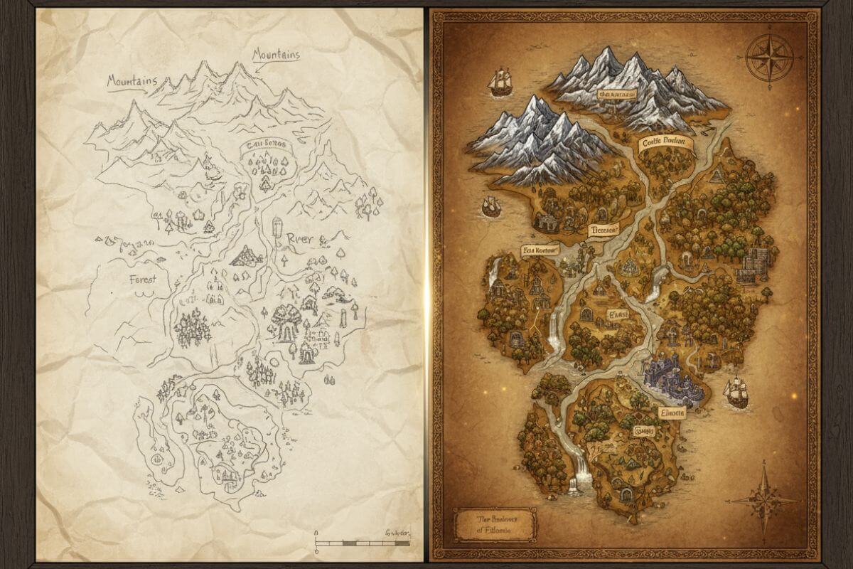 AI Map Generator from Images