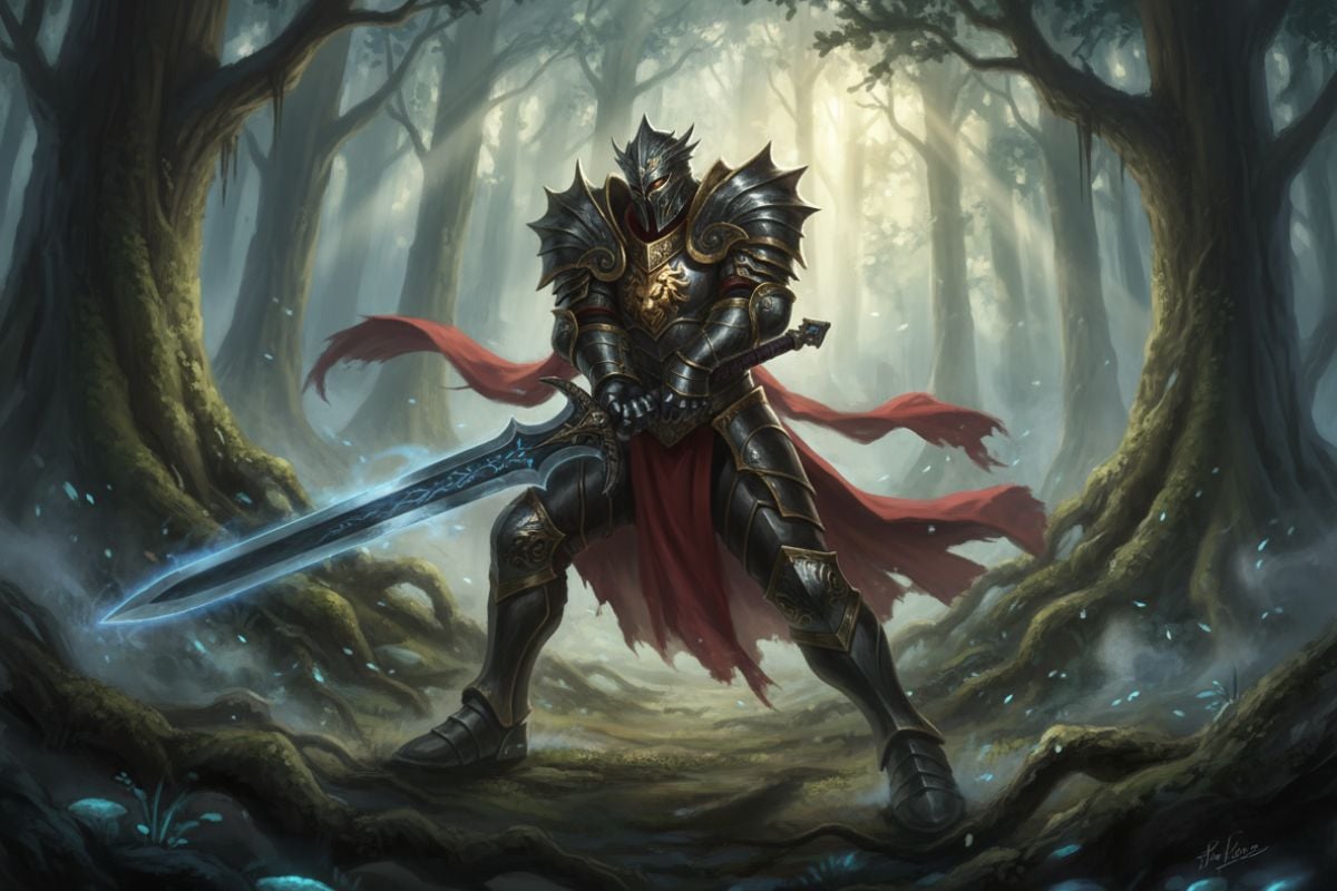 DnD character concept generated from text prompt