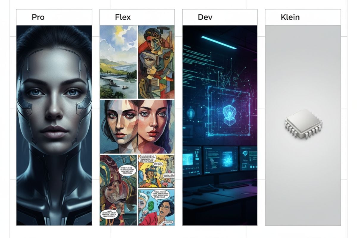 FLUX.2 모델 패밀리 기능 범위