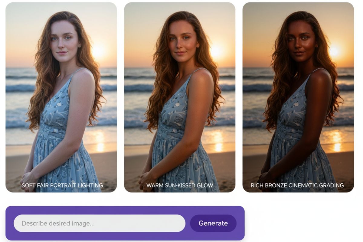 AI-powered skin tone editing online
