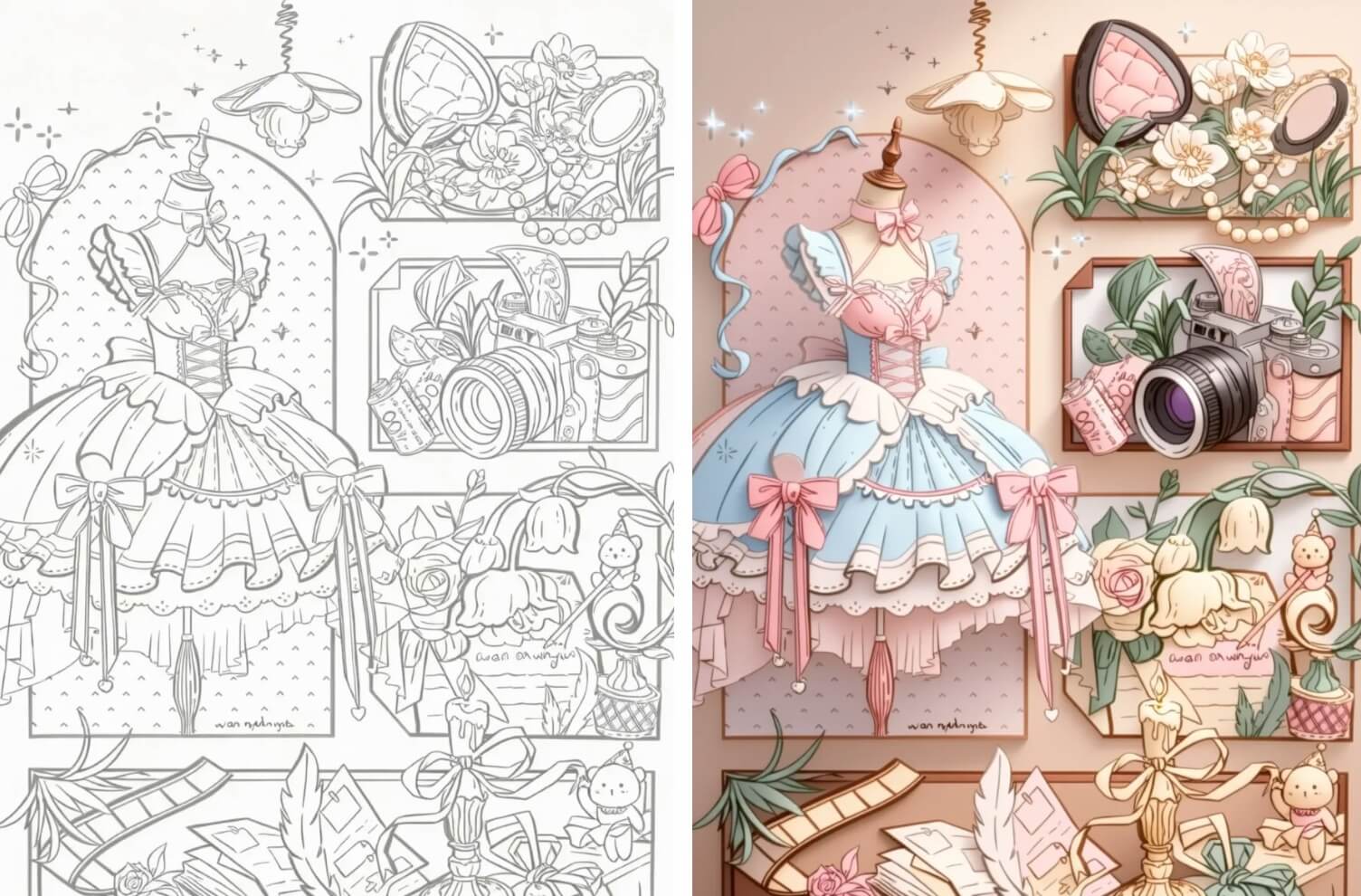 Retouches locales sur des objets et des personnes dans une photo