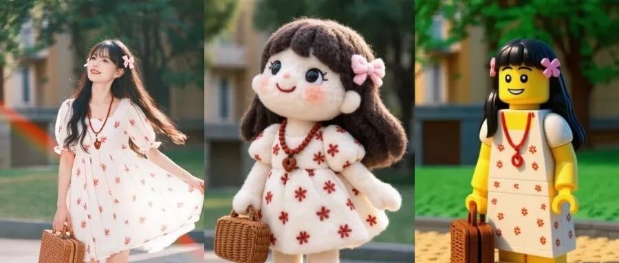 Exemples de transfert de style et de restylage de scène entière