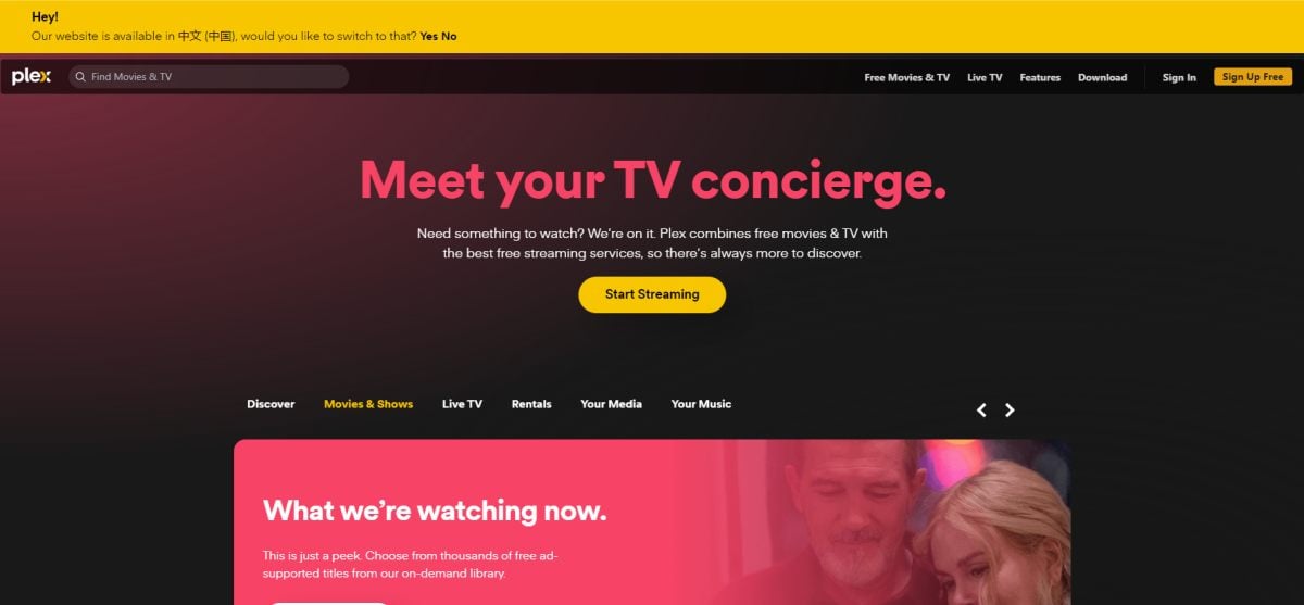 Plex Free Movies & TV