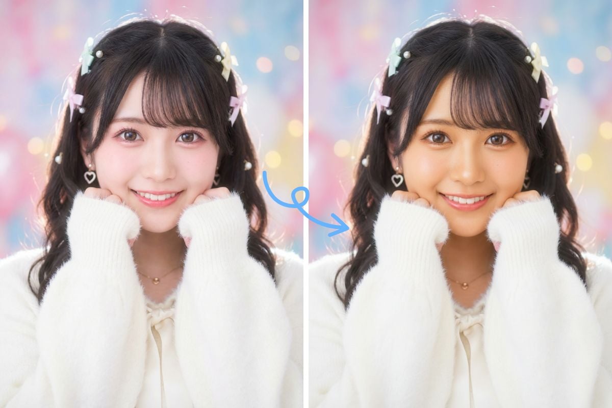 Corrigir bronze falso manchado nas fotos