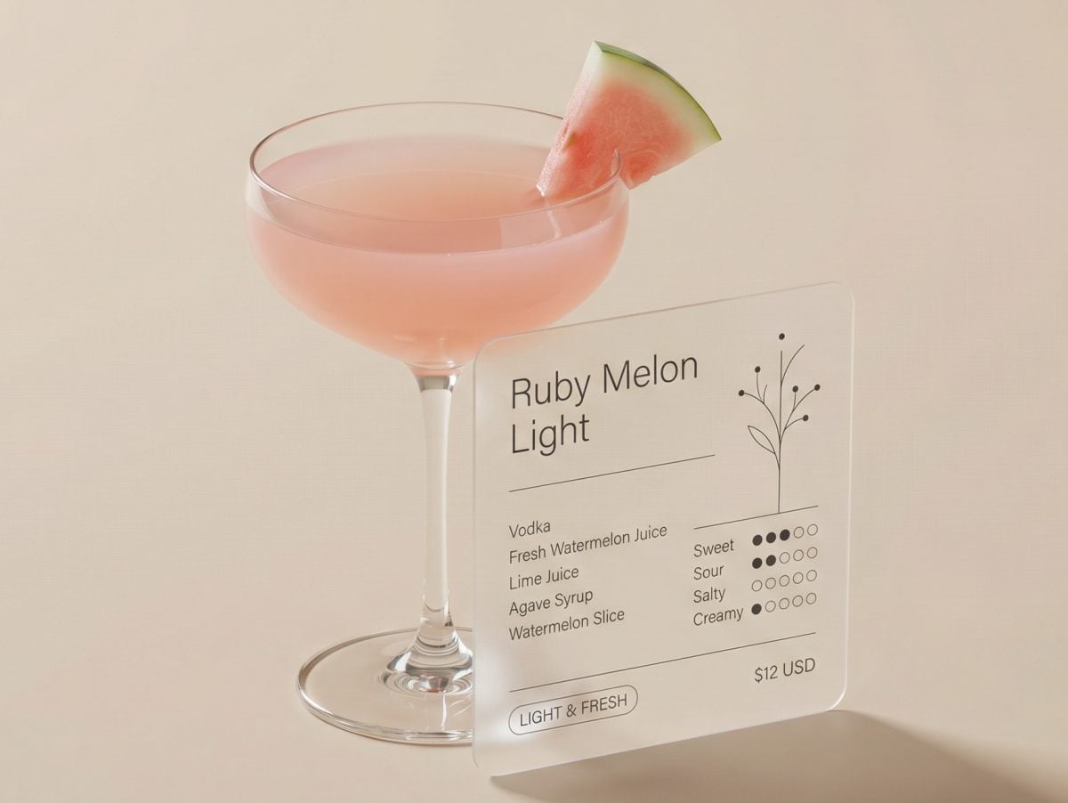 AI cocktail maker turning flavor ideas into drink images and recipes