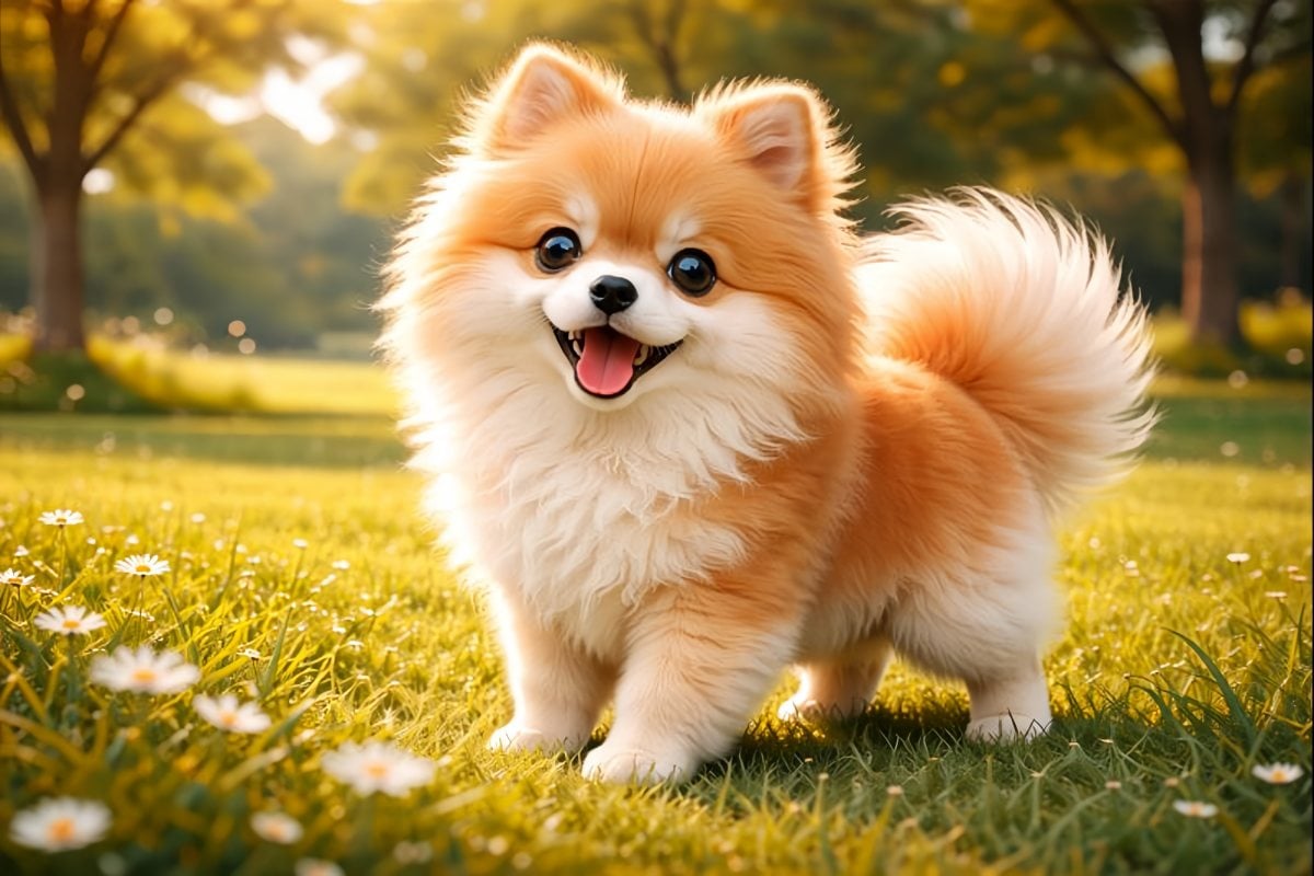 A dog dancing generated from a single dog photo using a dance template