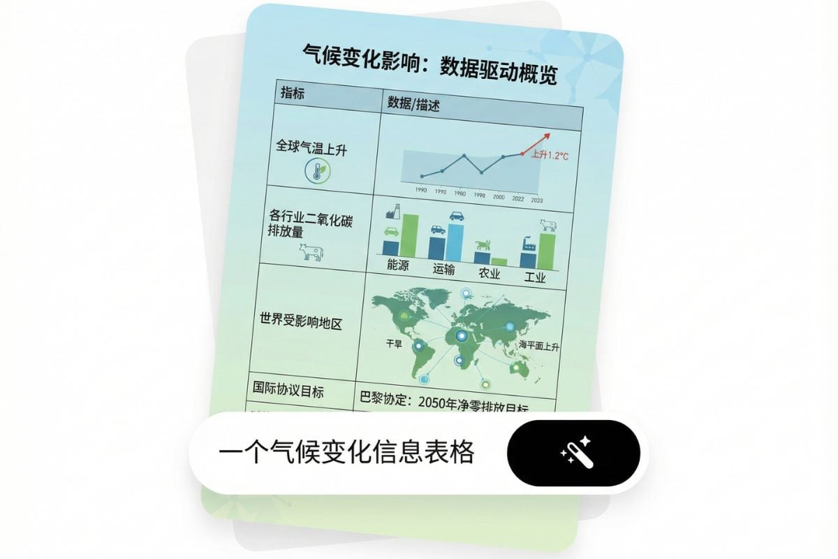 Text converted into visual infographic