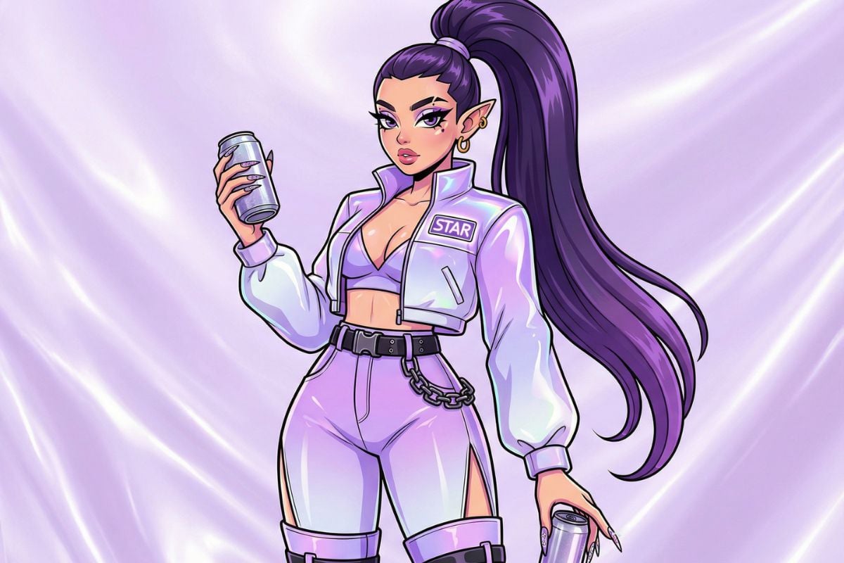 nijijourney v7 crystal clarity and coherent linework example