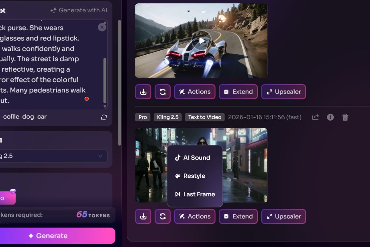 使用 GoEnhance 圖生影片生成器，一次流程加入配音、音樂與字幕