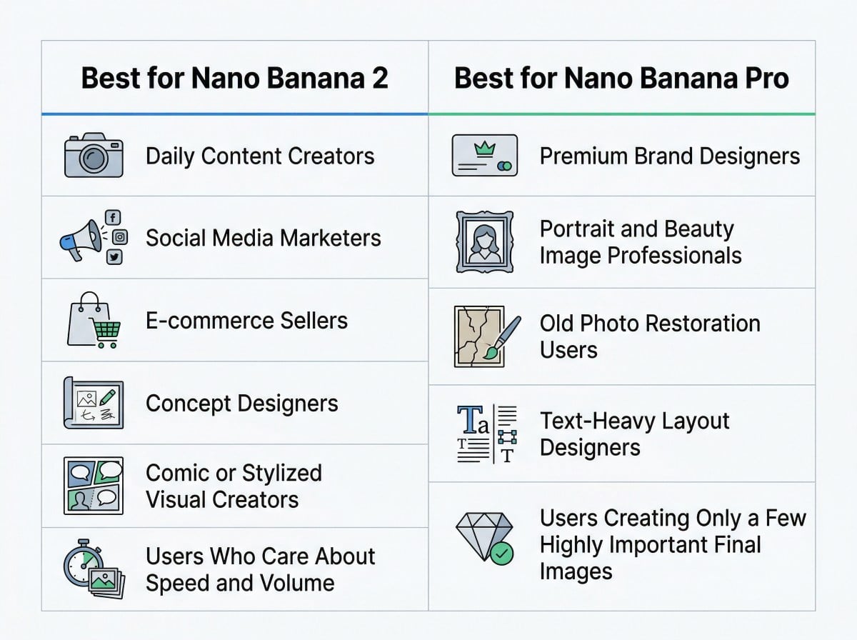 applications for nano banana 2 and nano banana pro